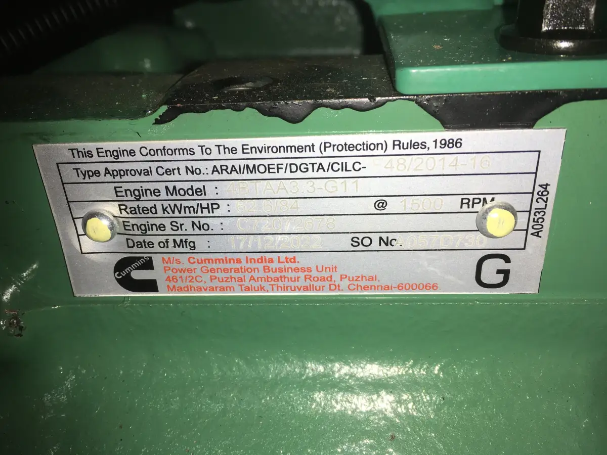CUMMINS 4BTAA3.3-G11 ГЕНЕРАТОР 50КВА НОВЫЙ - Фото 6