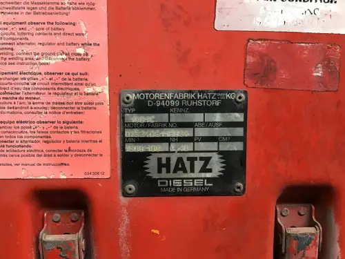 HATZ 1DB1C POMPSET GEBRUIKT - Miniatuur afbeelding 7