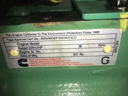 CUMMINS 4BTAA3.3-G11 GENERADOR 50KVA NUEVO - Imagen miniatura 6