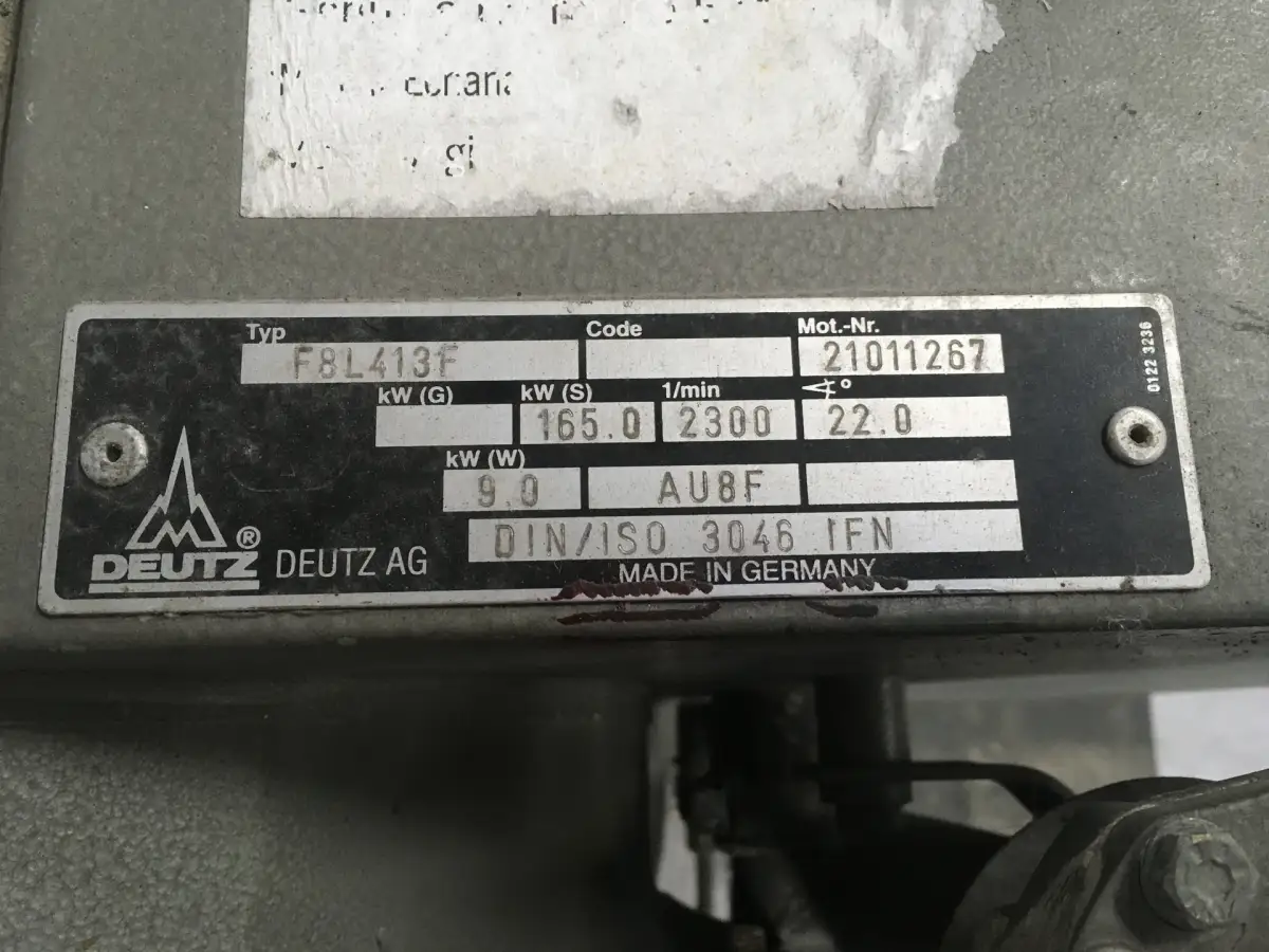 DEUTZ F8L413F-173 GEBRUIKT - Afbeelding 6