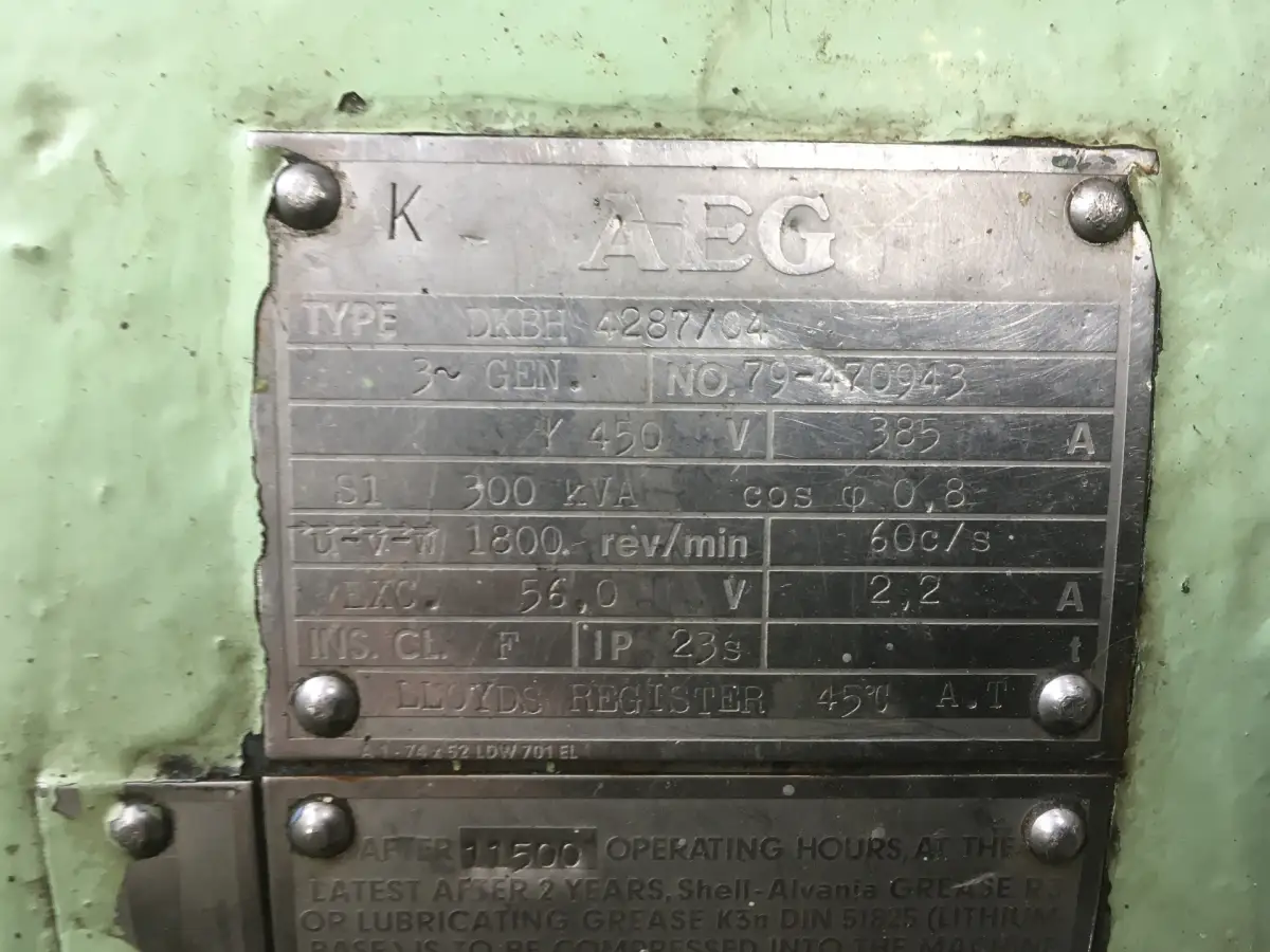 GENERADOR SCANIA DSI14.02 300KVA USADO - Imagen 7
