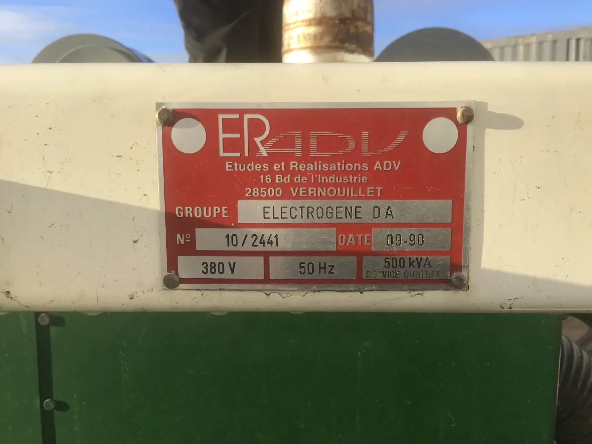 DETROIT DIESEL 12V92 TA GENERATOR 500KVA USED - Afbeelding 6