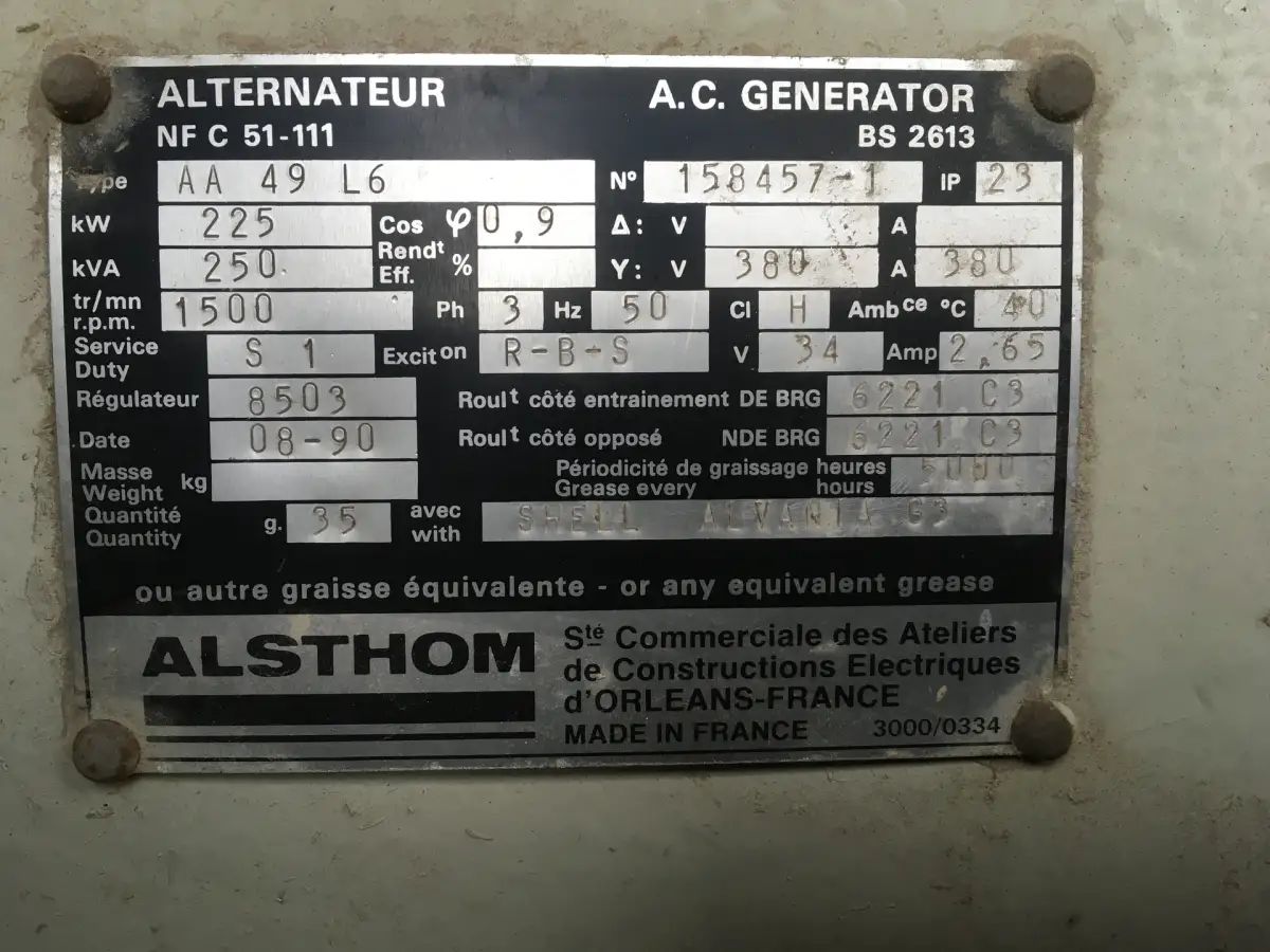 ГЕНЕРАТОР CUMMINS KTA19-G2 250KVA Б/У - Фото 10