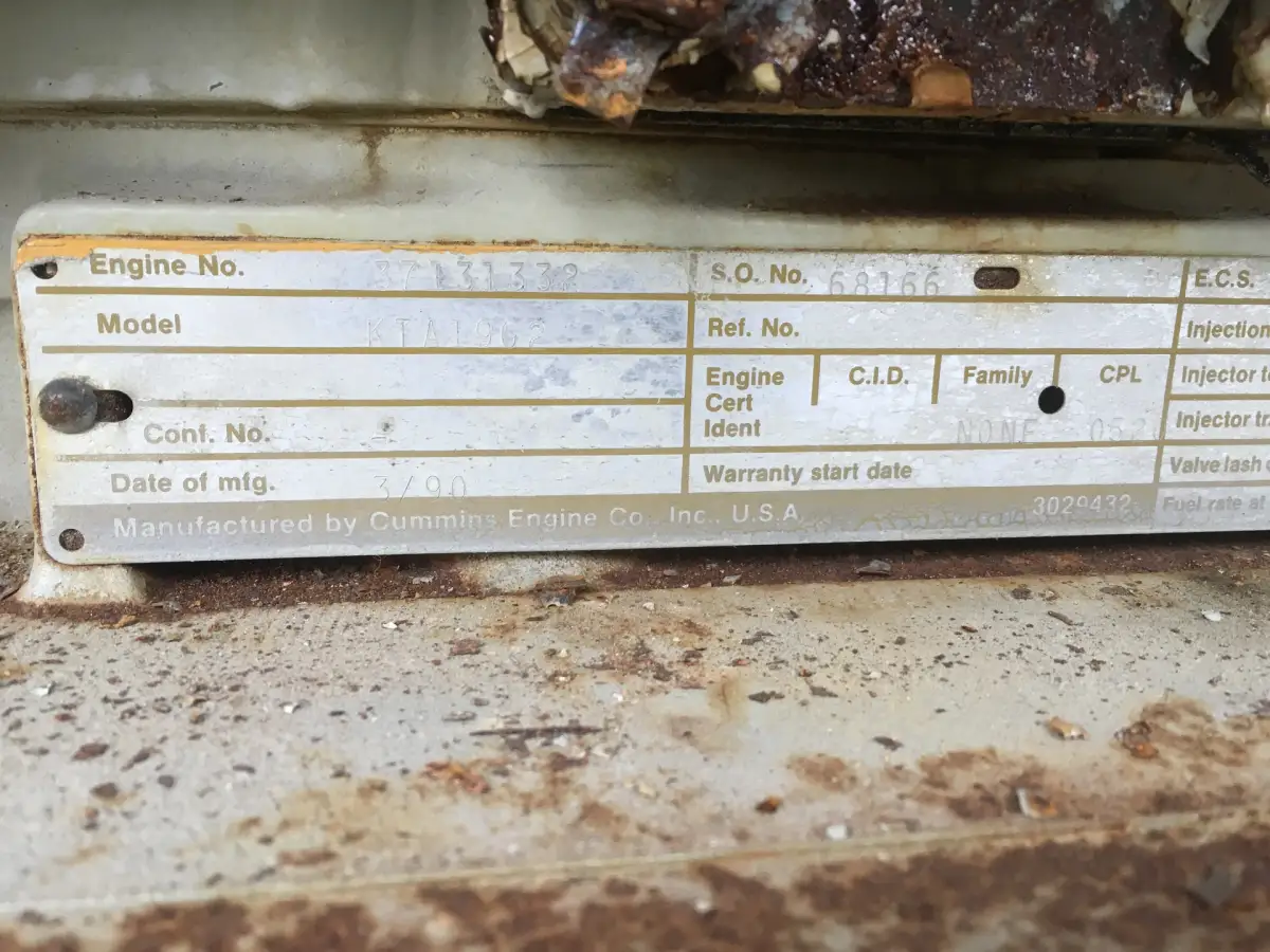 GENERADOR CUMMINS KTA19-G2 250KVA USADO - Imagen 11