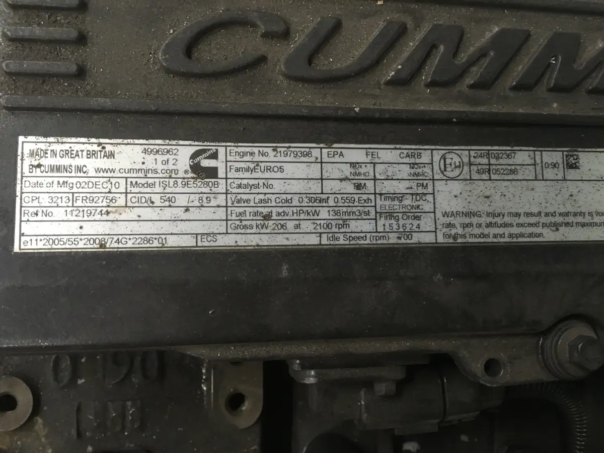 CUMMINS ISL9 CPL3213 NUEVO - Imagen 6