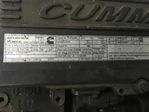 CUMMINS ISL9 CPL3213 NUEVO - Imagen miniatura 6