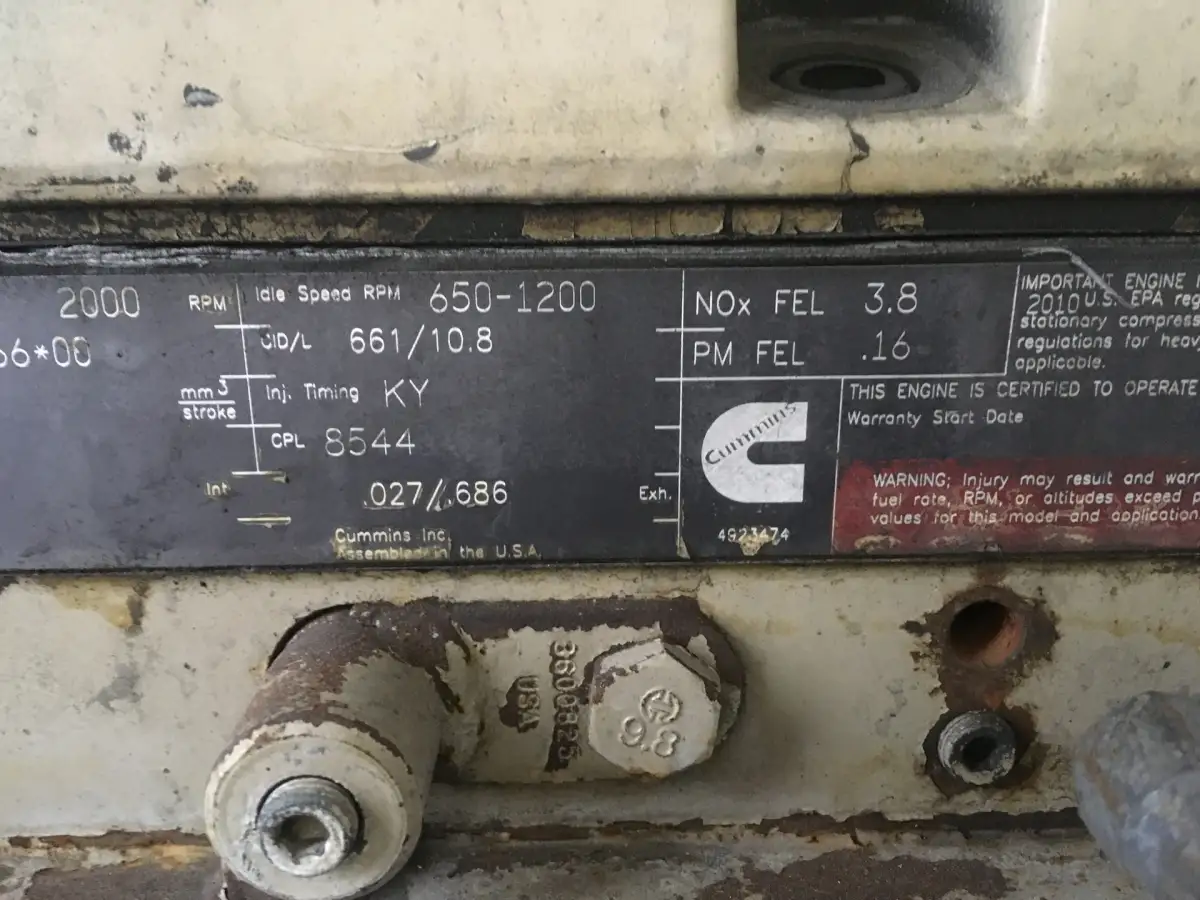 CUMMINS QSM11 CPL8544 USADO - Imagen 6