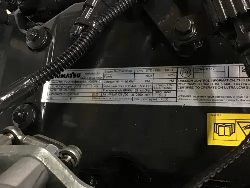 KOMATSU SAA4D107E-3 CPL4731 НОВЫЙ - Миниатюра 6