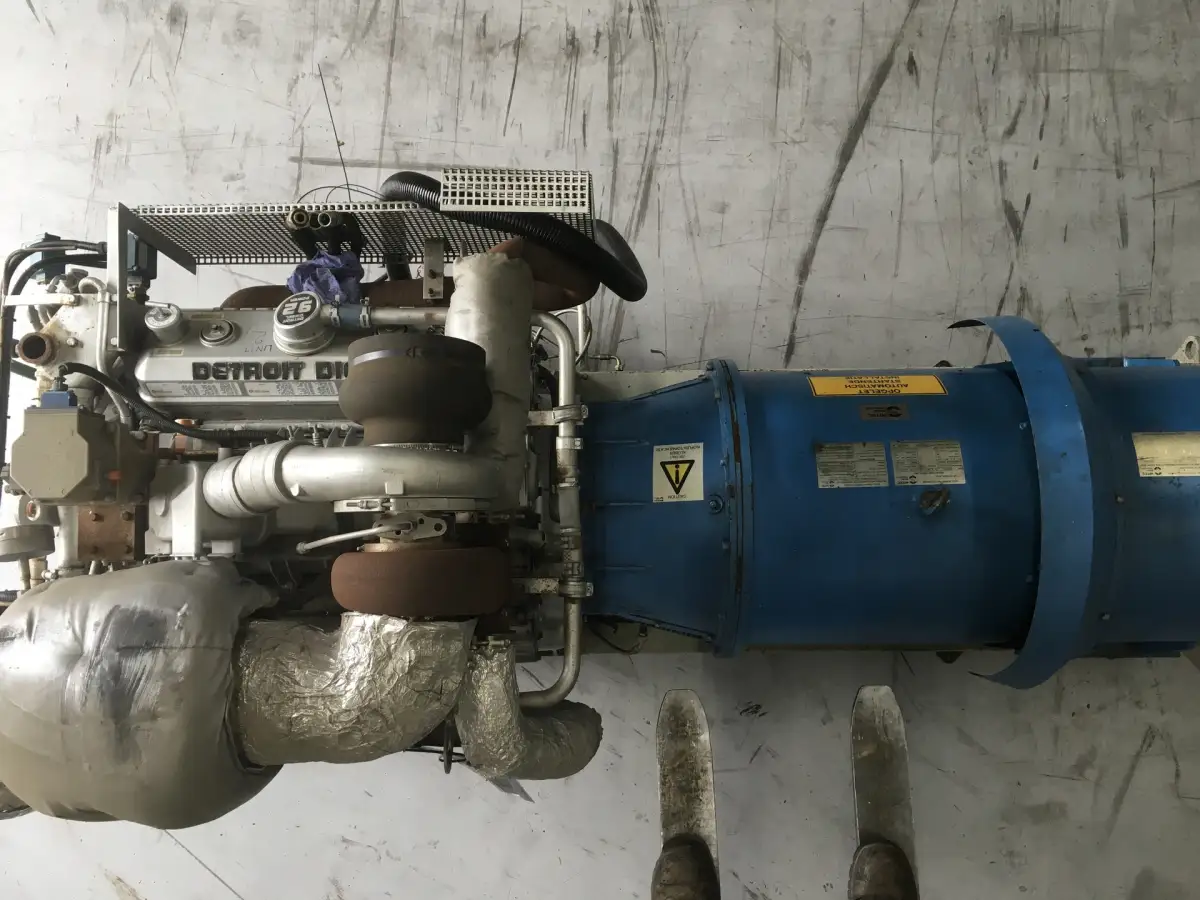 DETROIT DIESEL 8V92TA 8083-7405 GENERATOR 320KVA USED - Picture 5