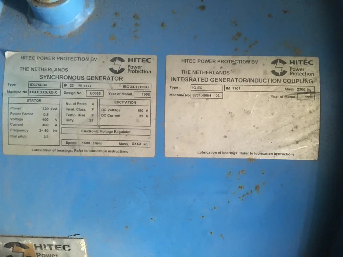 DETROIT DIESEL 8V92TA 8083-7405 GENERATOR 320KVA GEBRAUCHT – Bild 10