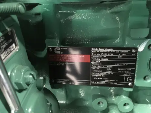 CUMMINS 4BTAA3.3-G11 GENERATOR 50KVA NEU – Vorschaubild 6