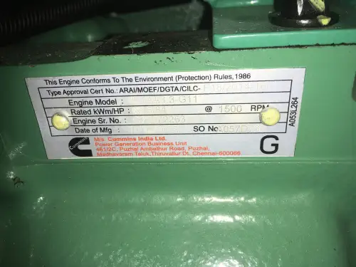 CUMMINS 4BTAA3.3-G11 GENERADOR 50KVA NUEVO - Imagen miniatura 6
