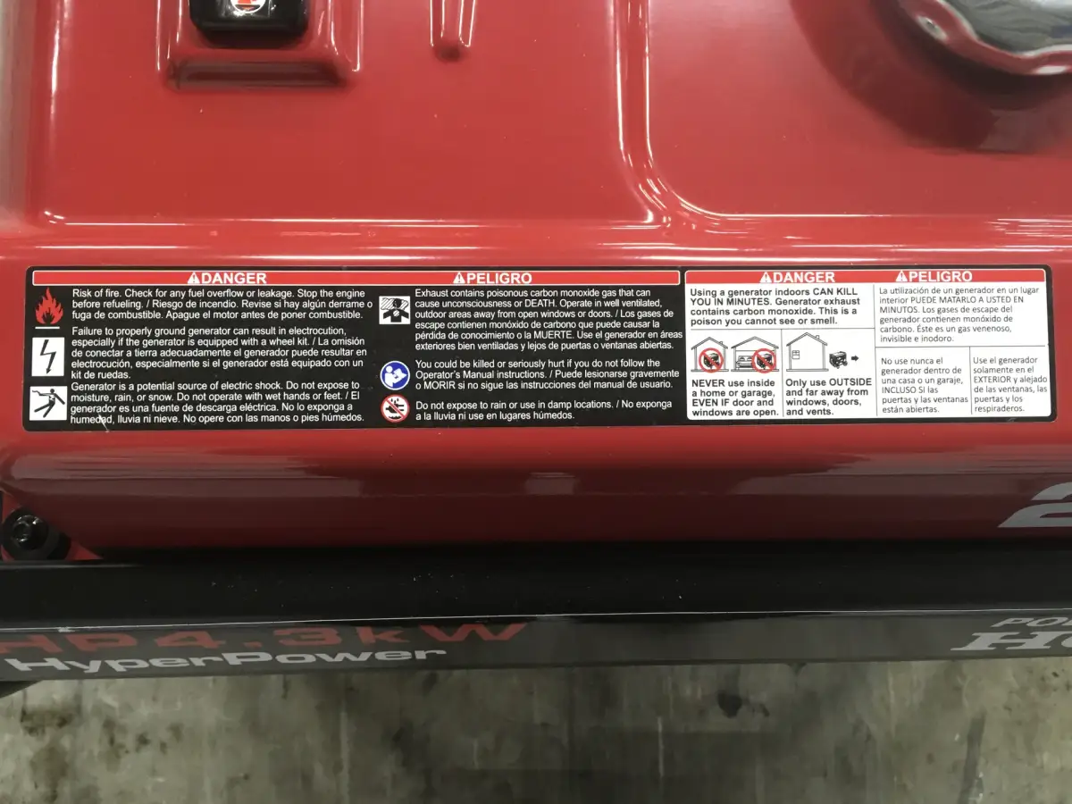 HONDA HP 4.3KW GENERATOR NEW - Picture 3