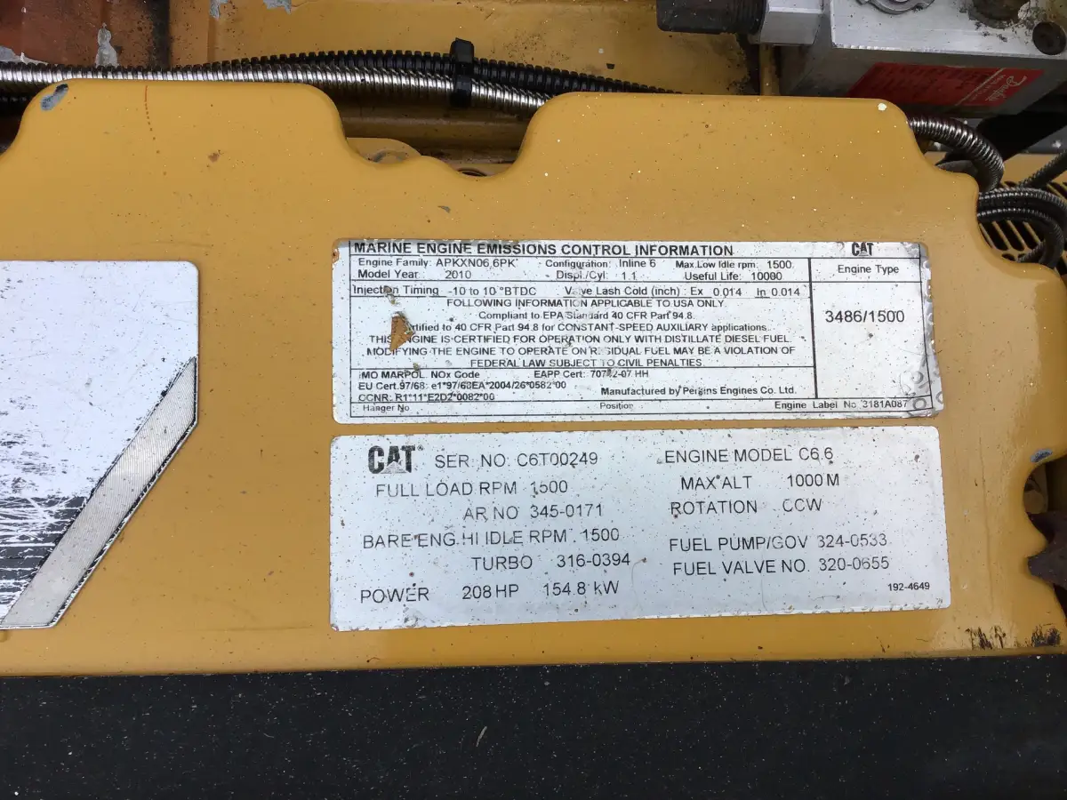 CATERPILLAR C6.6 GENERATOR 179KVA USED - Picture 7