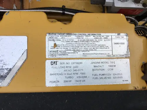 CATERPILLAR C6.6 GENERATOR 179KVA GEBRAUCHT – Vorschaubild 7