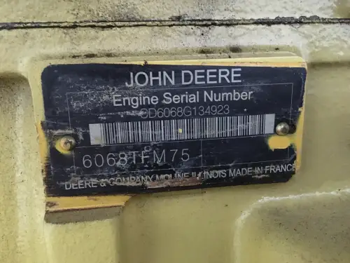JOHN DEERE 6068TFM75 GEBRUIKT MOTOR - Miniatuur afbeelding 6