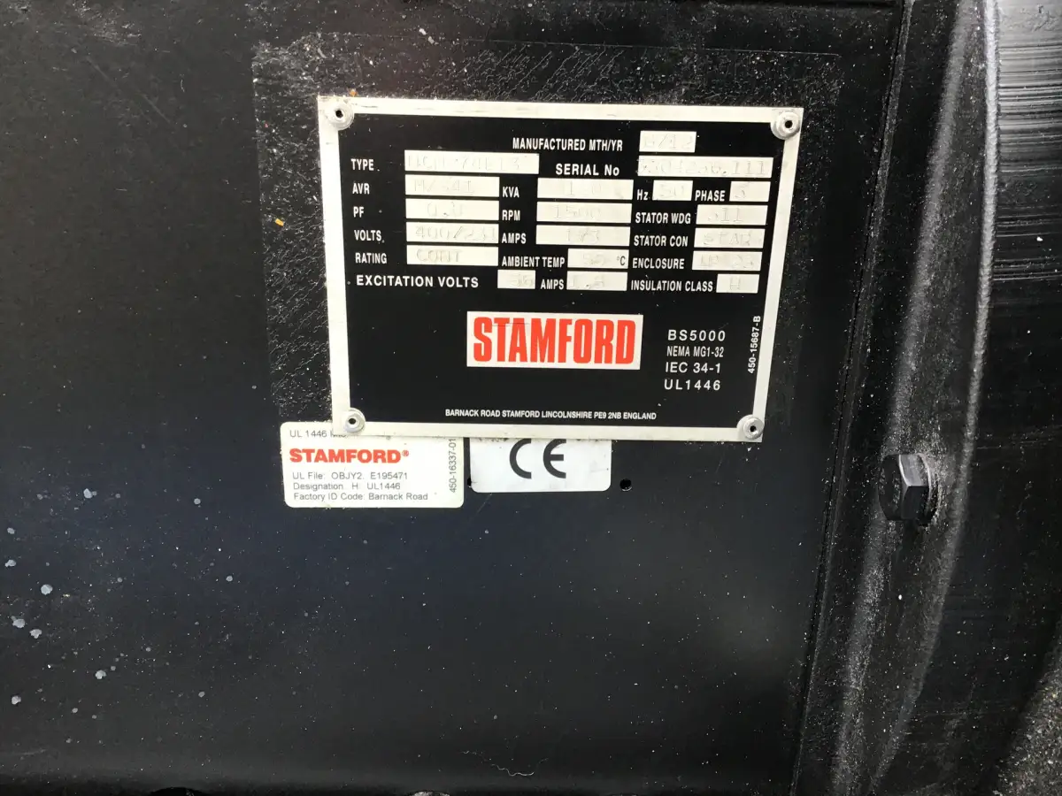 CUMMINS QSB4.5 GENERATOR 120 KVA USED - Picture 7