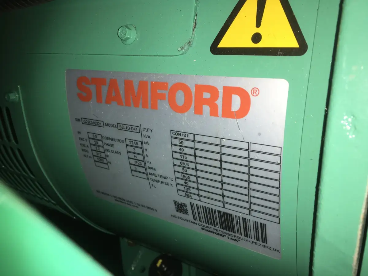 CUMMINS 4BTAA3.3-G11 ГЕНЕРАТОР 50KVA НОВЫЙ - Фото 8
