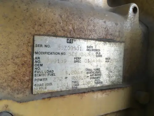 CATERPILLAR 3306B GENERATOR 225KVA GEGEVEN - Miniatuur afbeelding 9