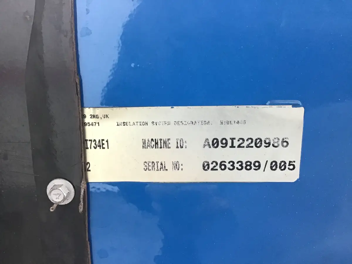STAMFORD A09I220986 GENERATOR 1900 KVA USED - Picture 6