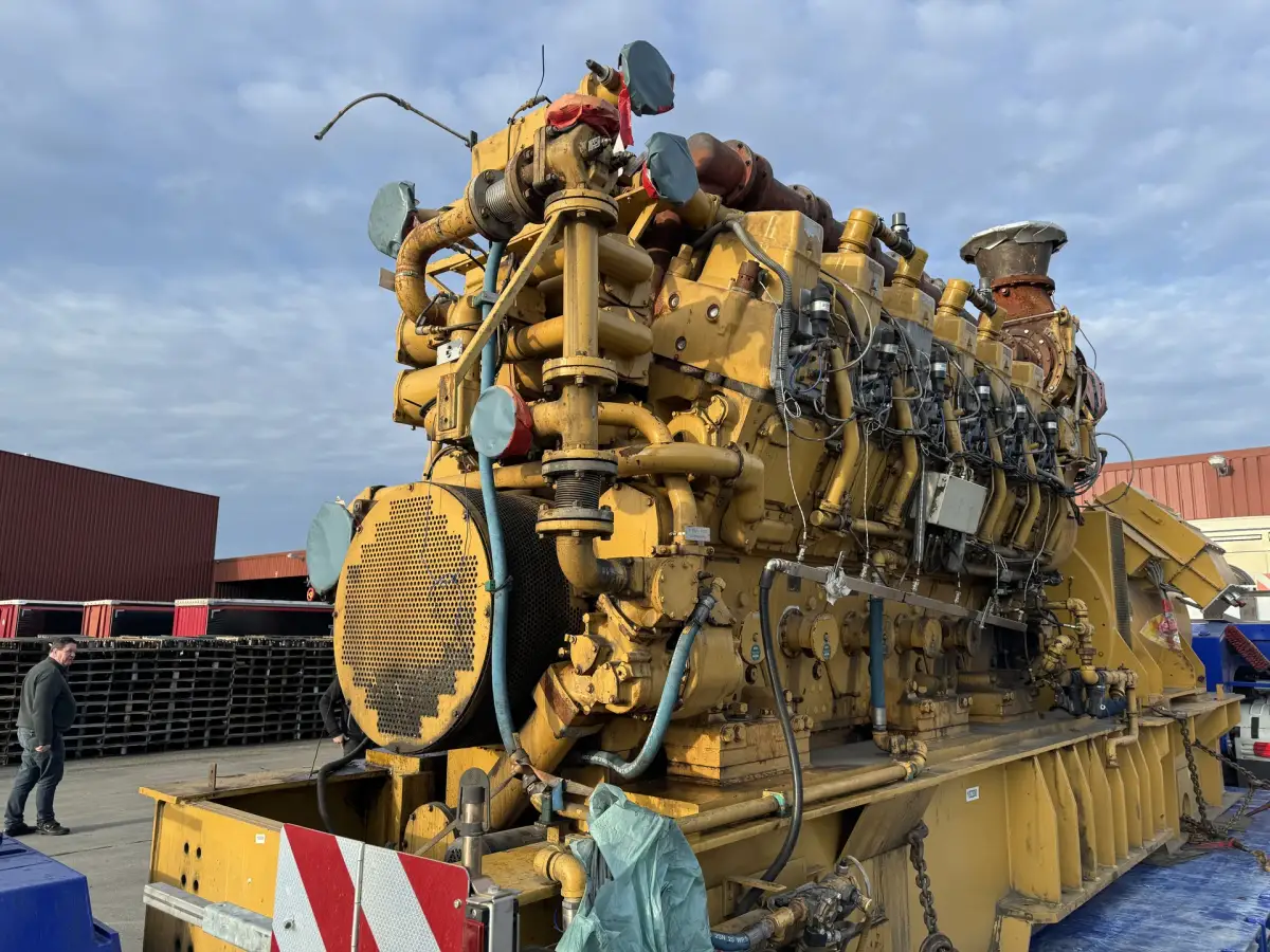 CATERPILLAR G3612 GENERATOR 3256KVA 1YG-1303523 GEBRUIKT - Afbeelding 3