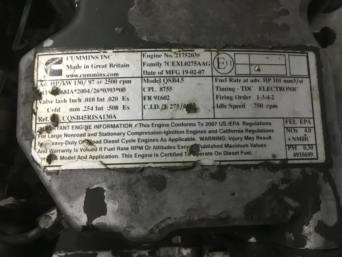CUMMINS QSB4.5 COMMONRAIL GEBRAUCHT – Bild 6