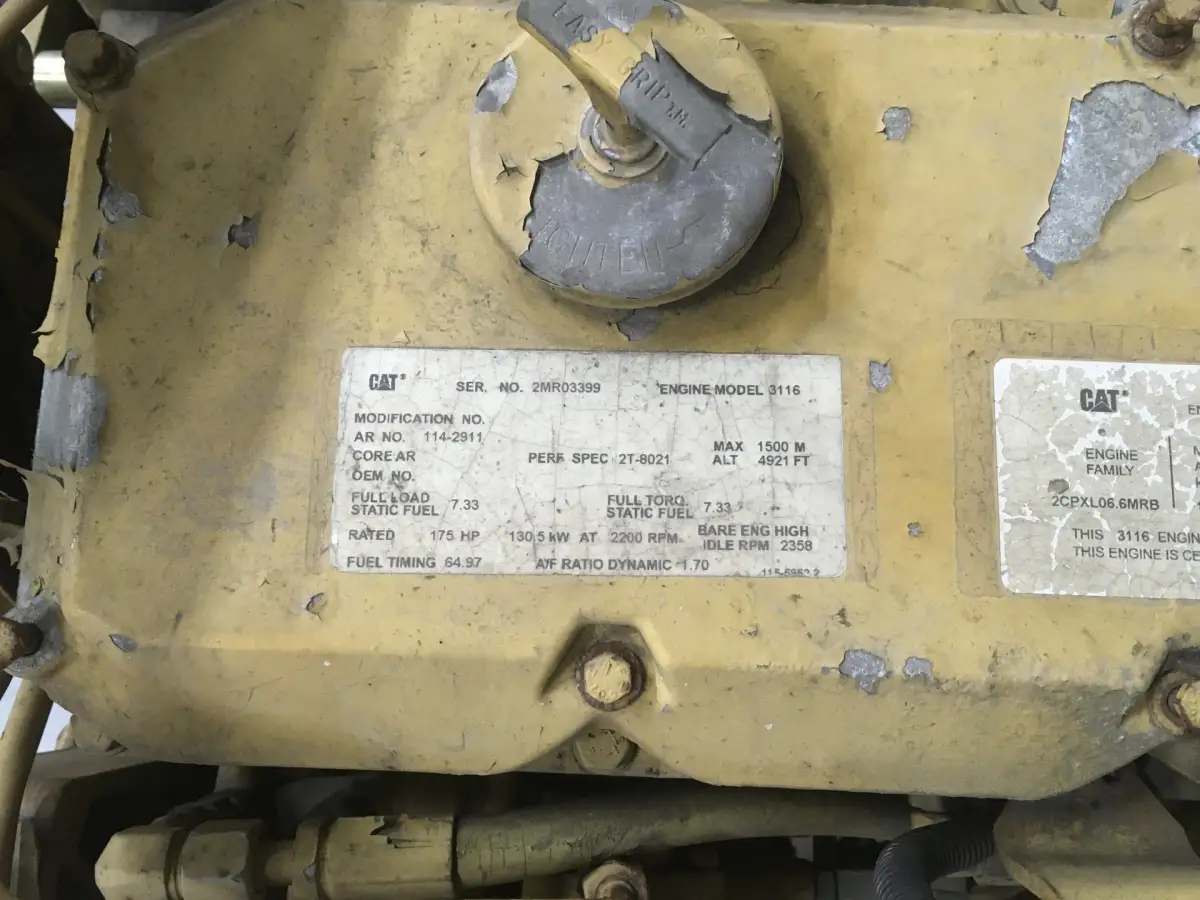 CATERPILLAR 3116 2MR-1142911 USADO - Imagen 6