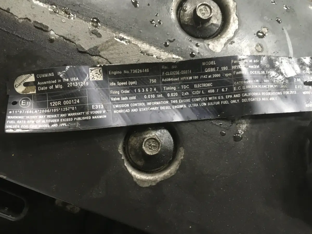 CUMMINS QSB6.7 CPL3094 GENUTZT – Bild 6