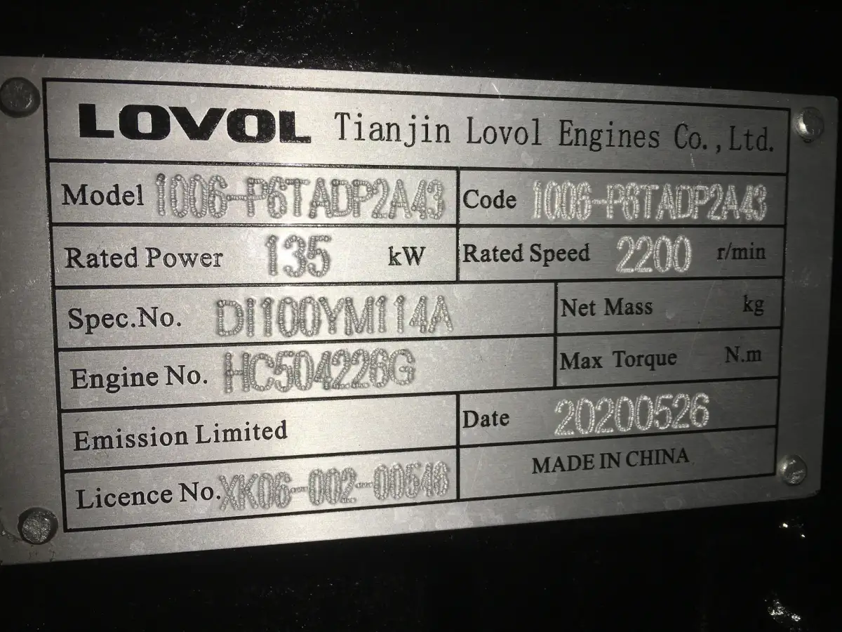 LOVOL 1006-P6TADP2A43 NEUF - Image 6