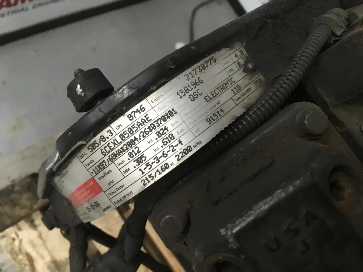 CUMMINS QSC8.3 CPL8746 GEBRAUCHT – Bild 6