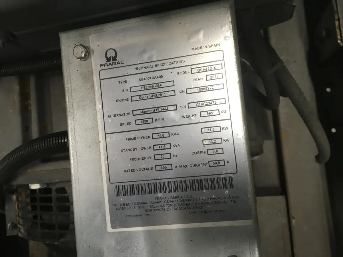 DEUTZ BF4L2011 GENERATOR 40KVA NEU – Bild 7