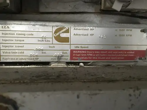 CUMMINS KT19G GENERATOR 275KVA USED - Thumb image 5
