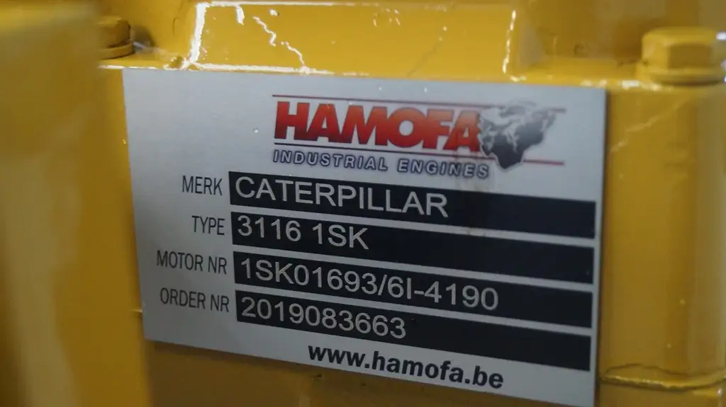 CATERPILLAR 3116 1SK-6I4190 GEDESTRICTE MOTOR - Afbeelding 3
