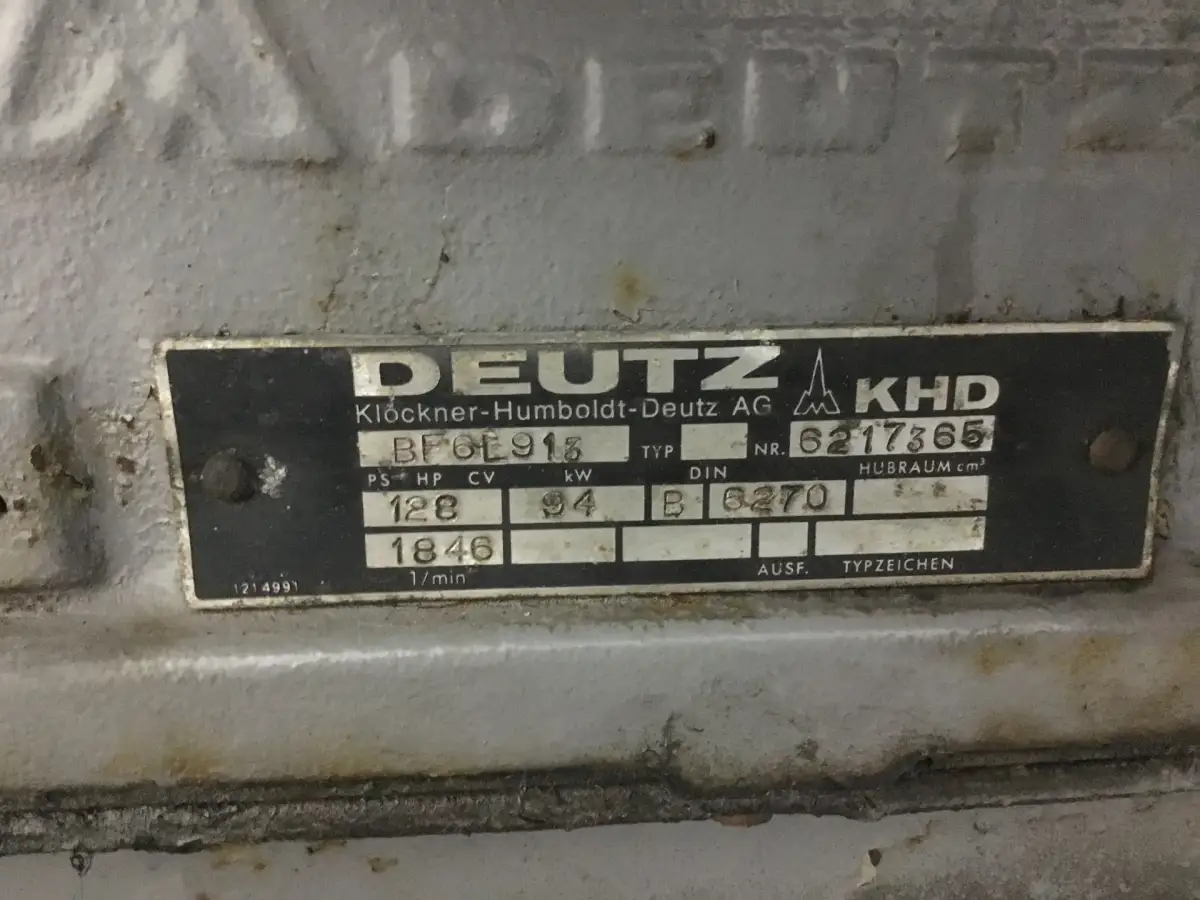 DEUTZ BF6L913 Б/У - Фото 2