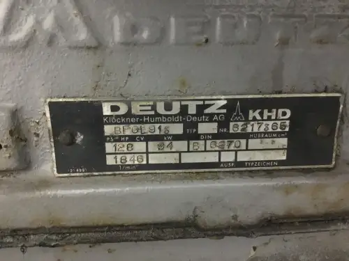 DEUTZ BF6L913 USAGE - Miniature 2