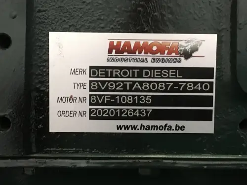 ÜBERARBEITETER MOTOR DETROIT DIESEL 8V92TA 8087-7840 – Vorschaubild 3