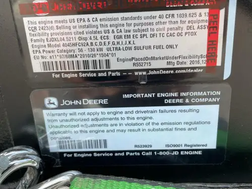 JOHN DEERE 4045HFC92 NIEUW - Miniatuur afbeelding 5
