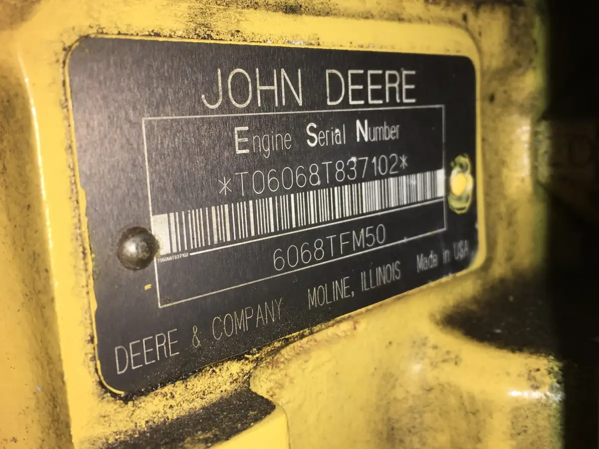 GEWENSTE JOHN DEERE 6068TFM50 MOTOR - Afbeelding 6