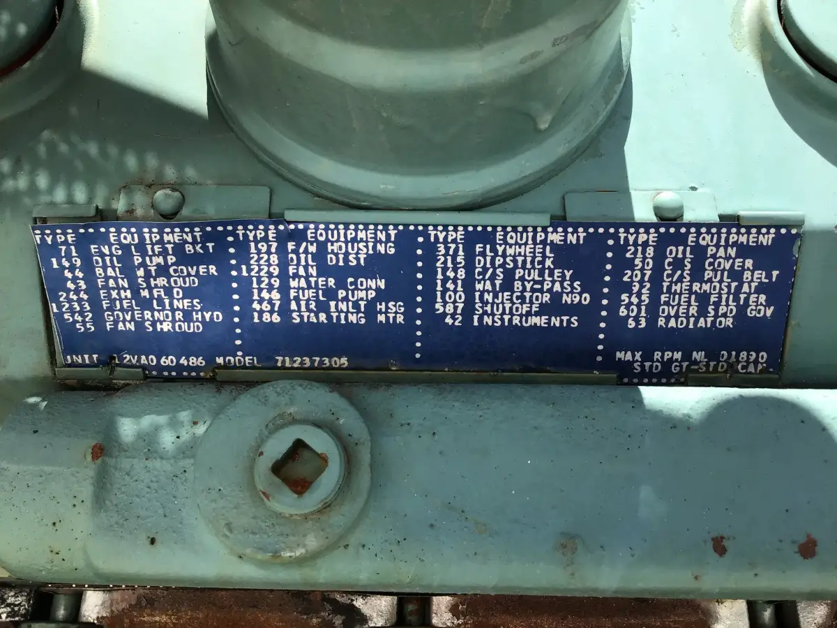 DETROIT DIESEL 12V71 7123-7305 GENERATOR 438KVA GEBRAUCHT – Bild 5