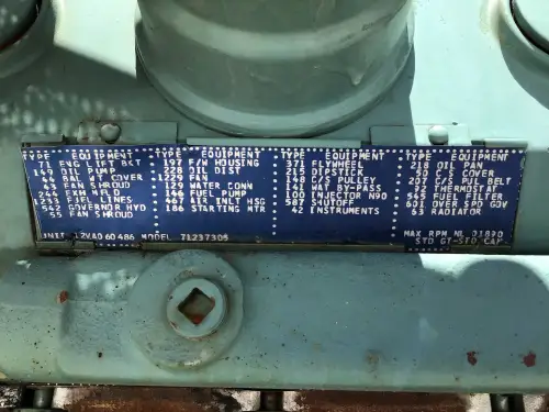 DETROIT DIESEL 12V71 7123-7305 GENERATOR 438KVA GEBRAUCHT – Vorschaubild 5