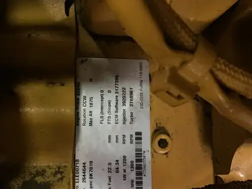 CATERPILLAR 3508C LLE-2644644 GEBRUIKT - Miniatuur afbeelding 5