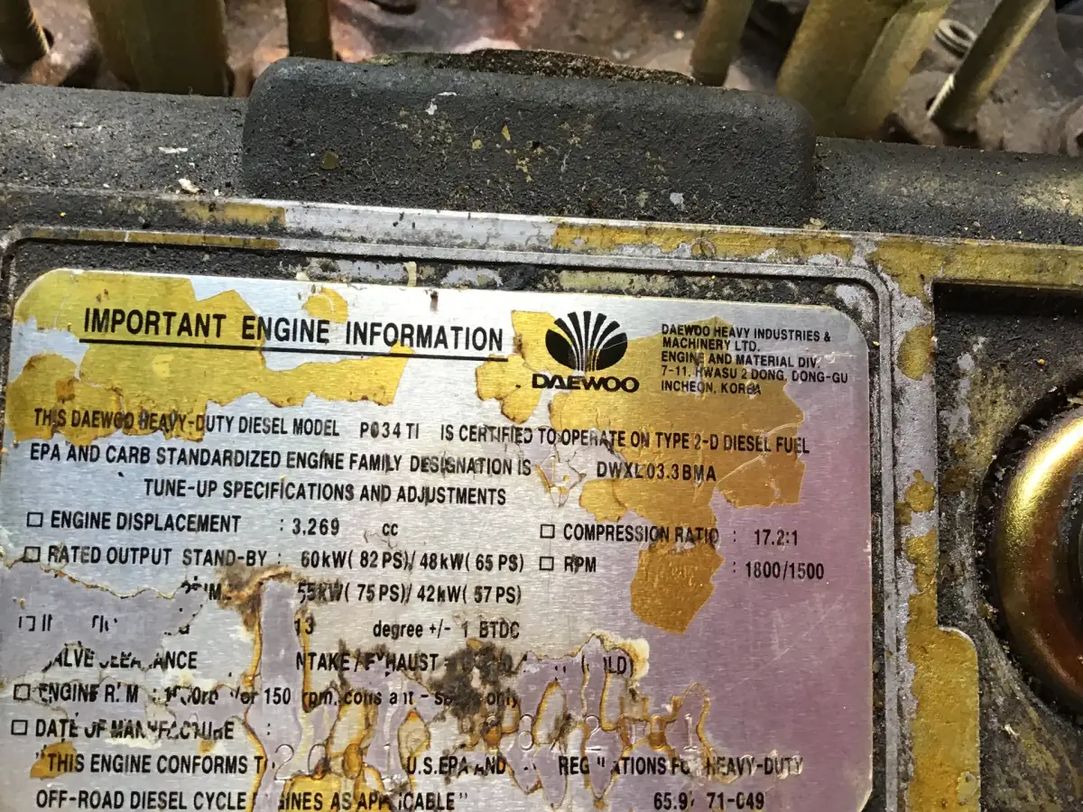DAEWOO DAEWOO PO34TI GÉNÉRATEUR 50 KVA D'OCCASION - Image 5