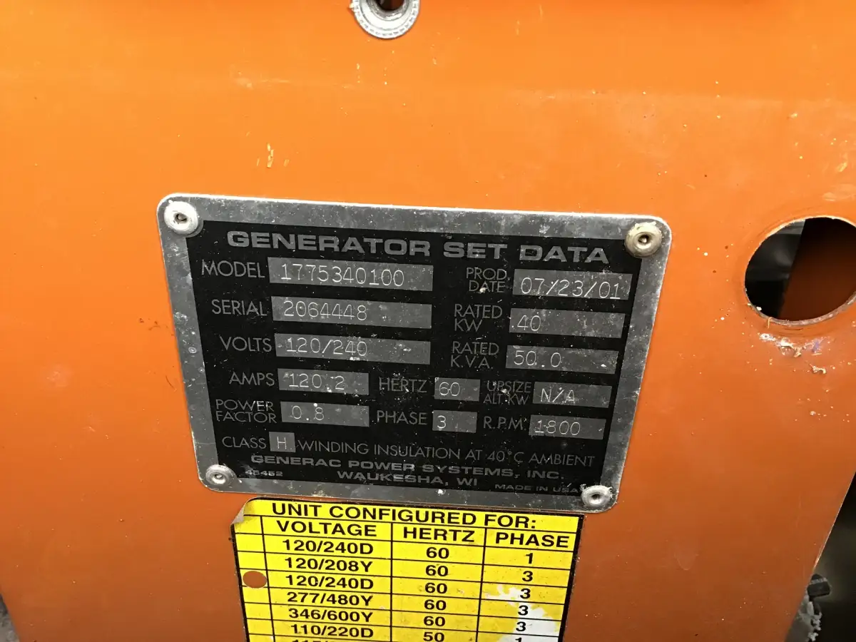 DAEWOO DAEWOO PO34TI GENERATOR 50 KVA GEBRAUCHT – Bild 6