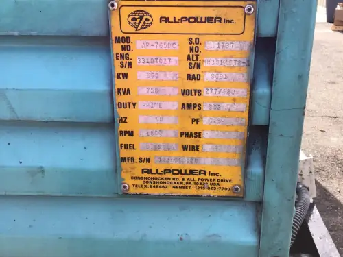 CUMMINS KTA2300G1 GENERATOR 750KVA GEBRAUCHT – Vorschaubild 4