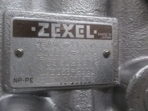 POMPE À CARBURANT ZEXEL DIESEL KIKI 106684-4052 RECONSTRUCTION - Miniature 5