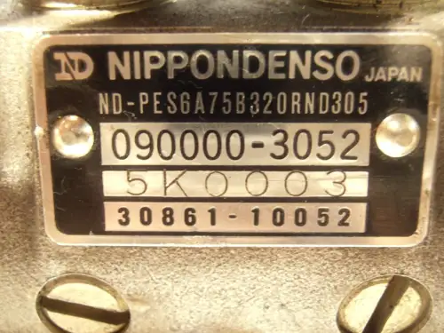 DENSO BRANDSTOF POMP 190000-3052 OPGEKNAPT - Miniatuur afbeelding 2
