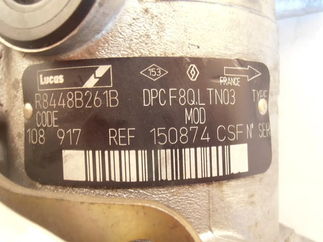 BOMBA DE COMBUSTIBLE LUCAS 844B261B RECONSTRUIDA - Imagen 2