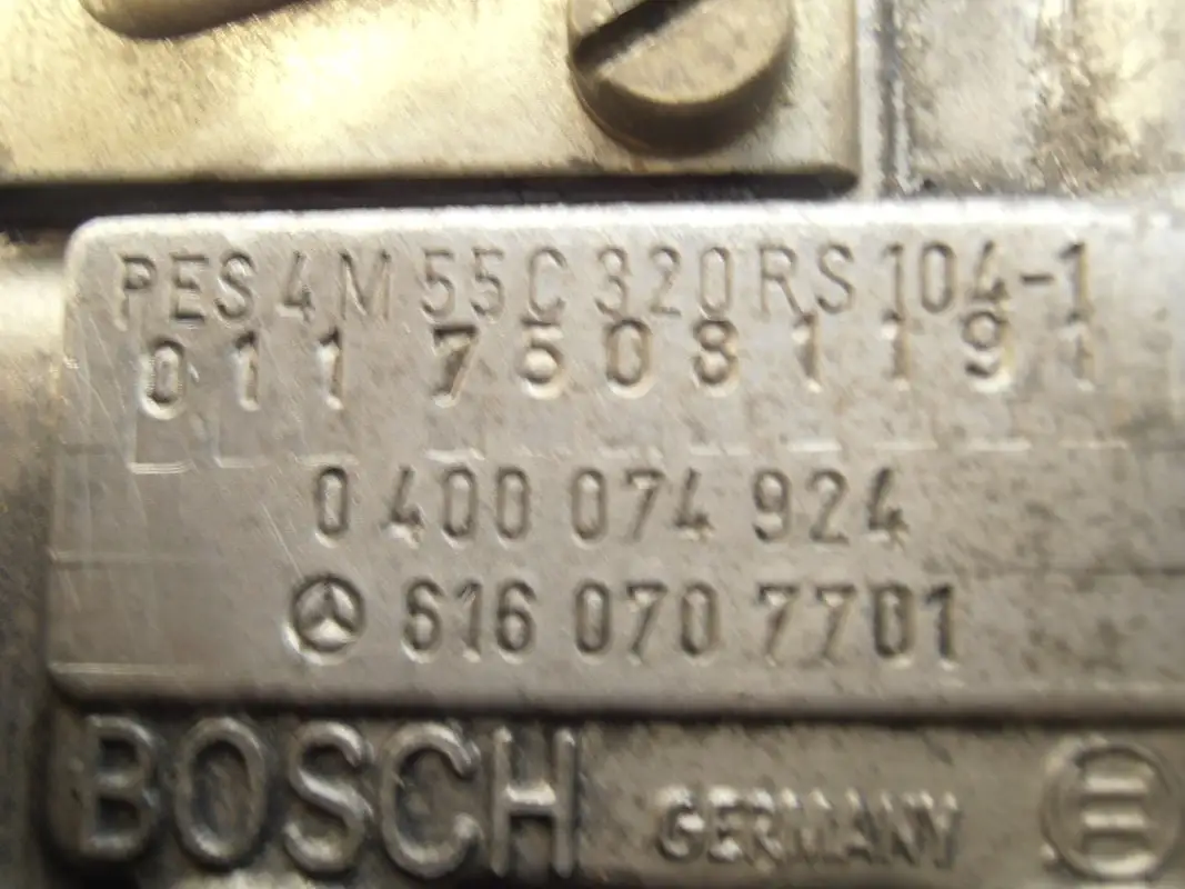 ТОПЛИВНЫЙ НАСОС BOSCH 0400074924 ВОССТАНОВЛЕННЫЙ - Фото 2