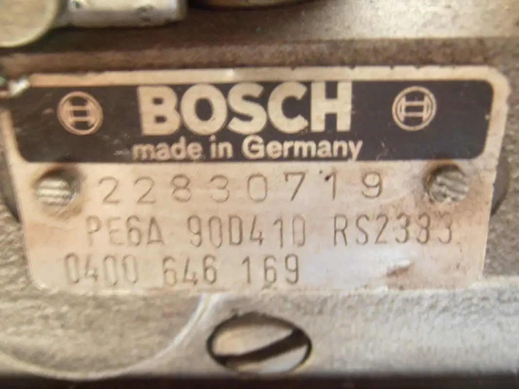 BOSCH BRANDSTOF POMP 0400646169 GERENOVEERD - Afbeelding 3