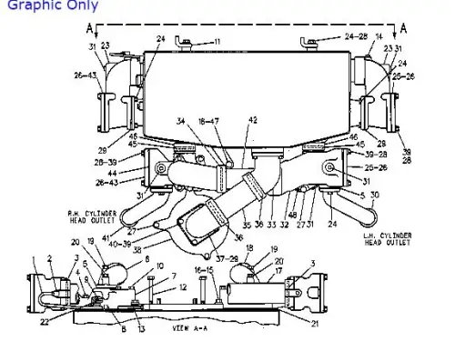CATERPILLAR WATER PIPE 4N-9699 NEW - Thumb image 2